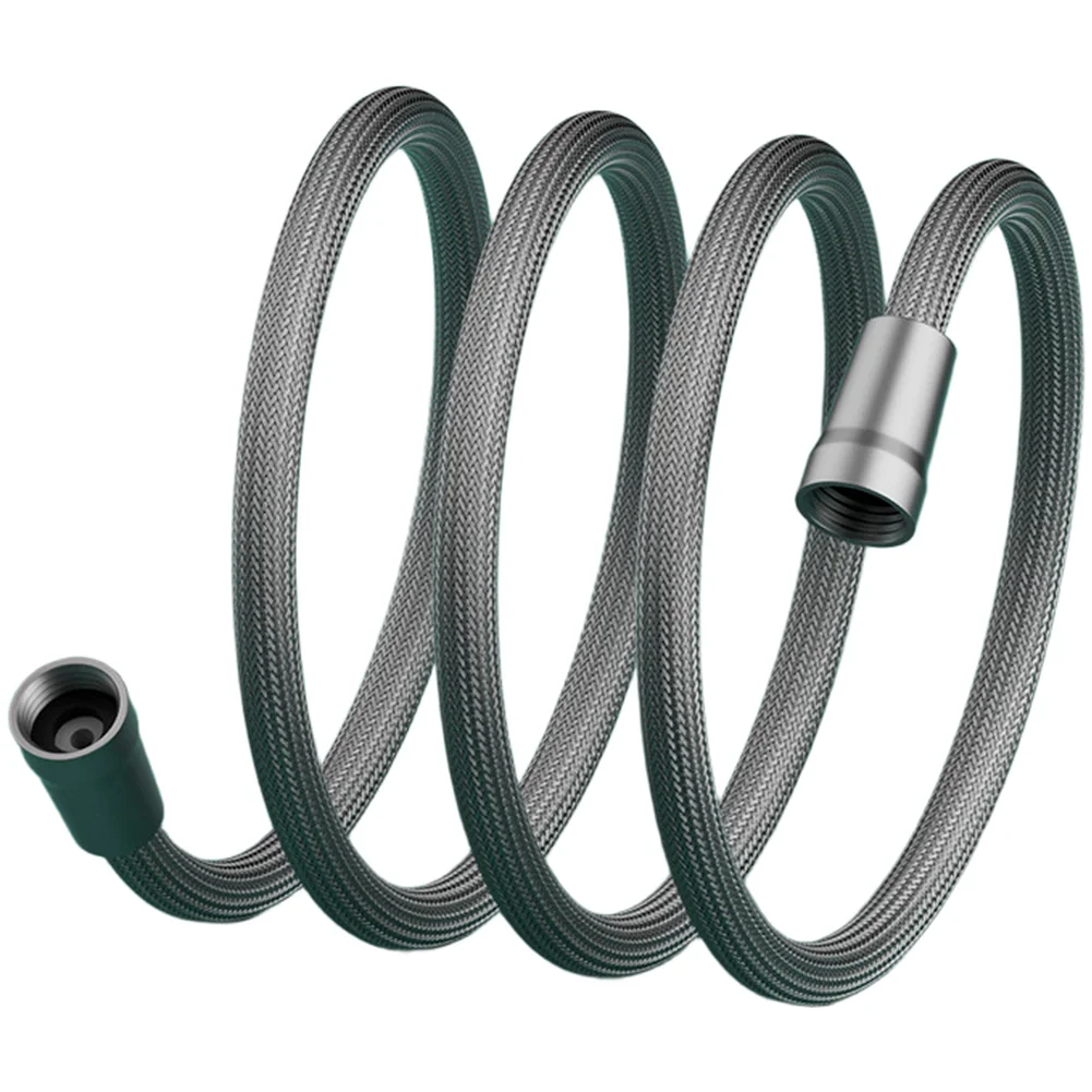Flexible For BRAIDED Shower Hose Nylon Material 4 Inch Standard Size for Bathroom Pipes Compatible with Water Systems