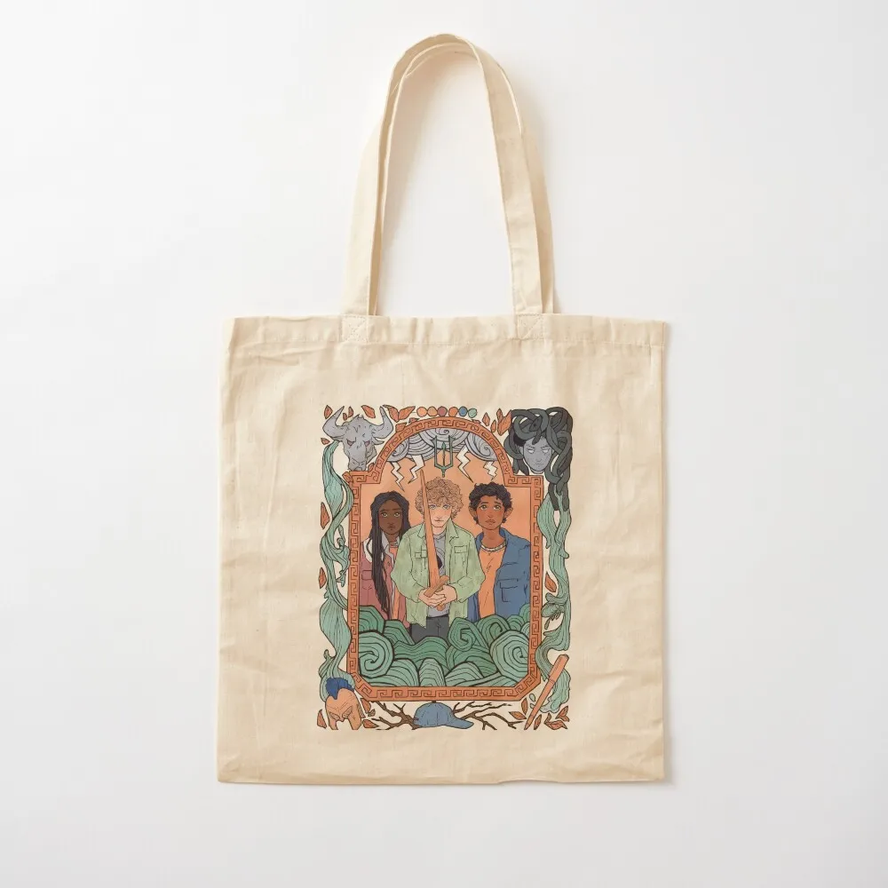 حقيبة حمل بيرسي جاكسون والأوليمبيانز، حقيبة حمل مخصصة، حقائب جمالية قابلة للطي وقابلة لإعادة الاستخدام للشاطئ #2