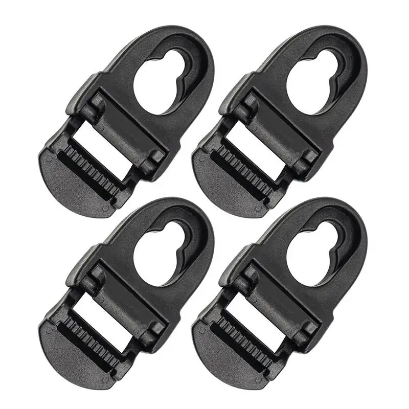 Kayak Seat Strap Buckle 4pcs Kayak Seat Webbing Buckle Adjustable Nylon Backpack Buckle Replacement For Various Brands Of Kayaks