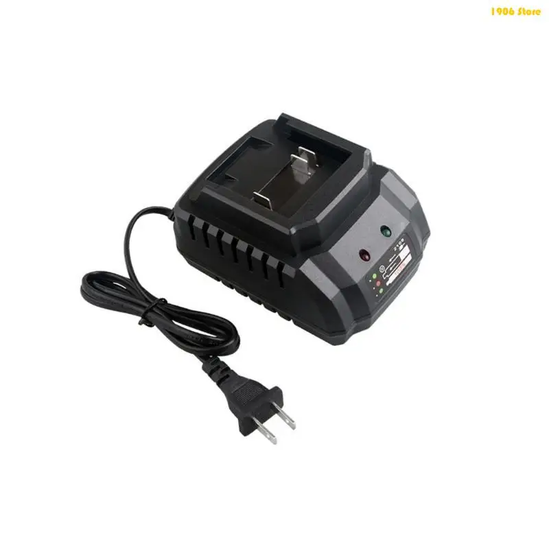 U1JB Universal 21V Electric Cordless Power Tool Lithium Battery Chargers Base with LED Replacement High Efficiency