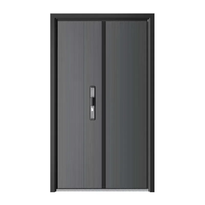 Entry door aluminum strip splicing style, without heightened lintel
