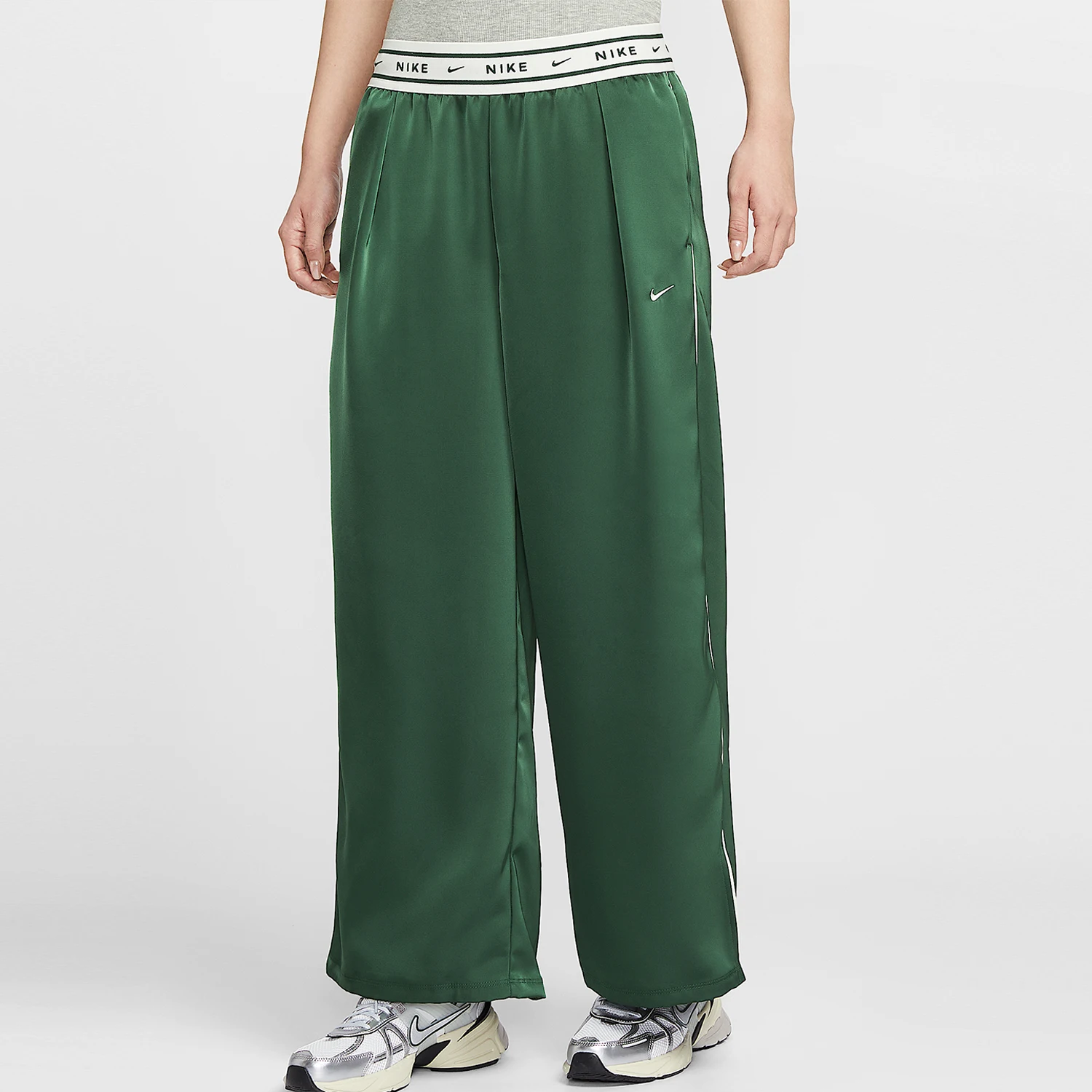 Nike Authentic Spring Style Women's Embroidery Simple Straight Pants IH1327-323