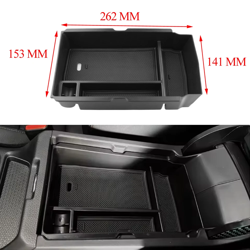 

For Honda CRV CR-V 2023 2024 2025 ABS Armrest storage box Organizer Central Console containers tray car accessories