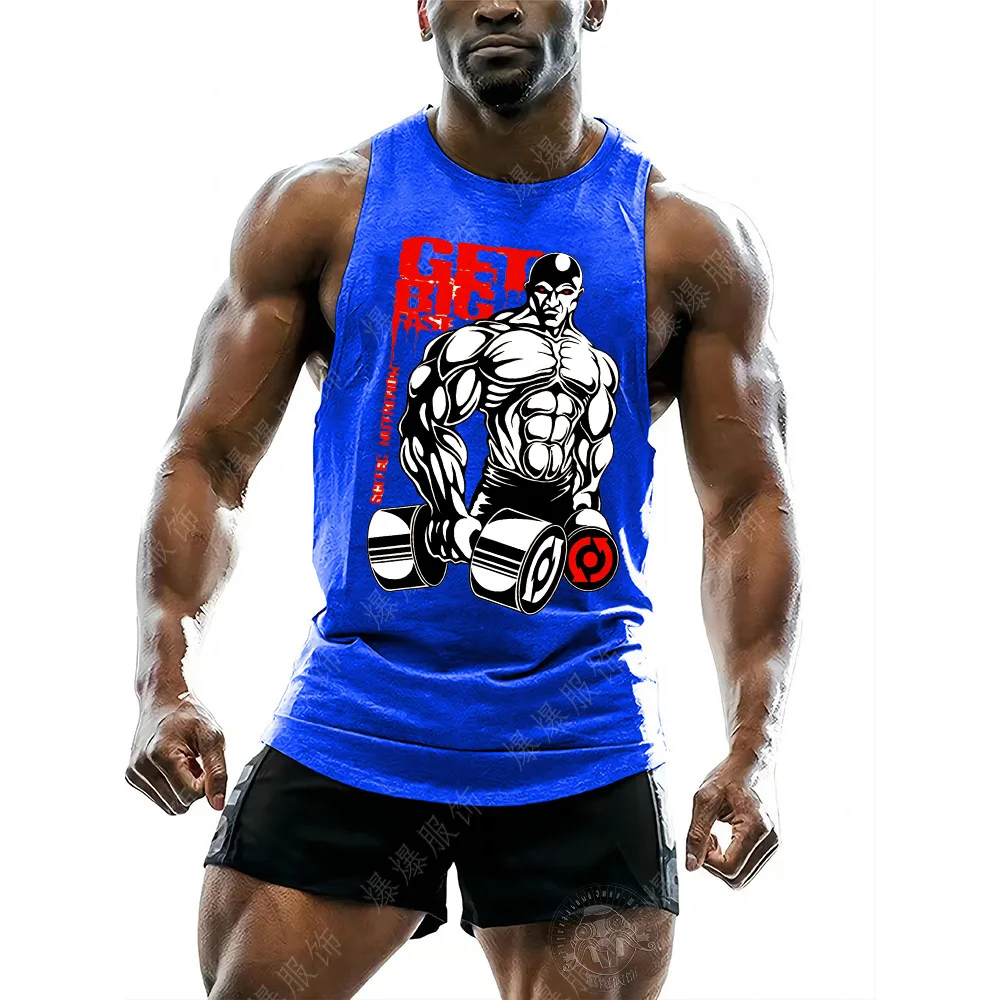 Men\'s Sleeveless Sports Shirt, Breathable Quick Drying Comfortable Fitness Vest Y2k Printed Fnaf Top for All Seasons, Basketball