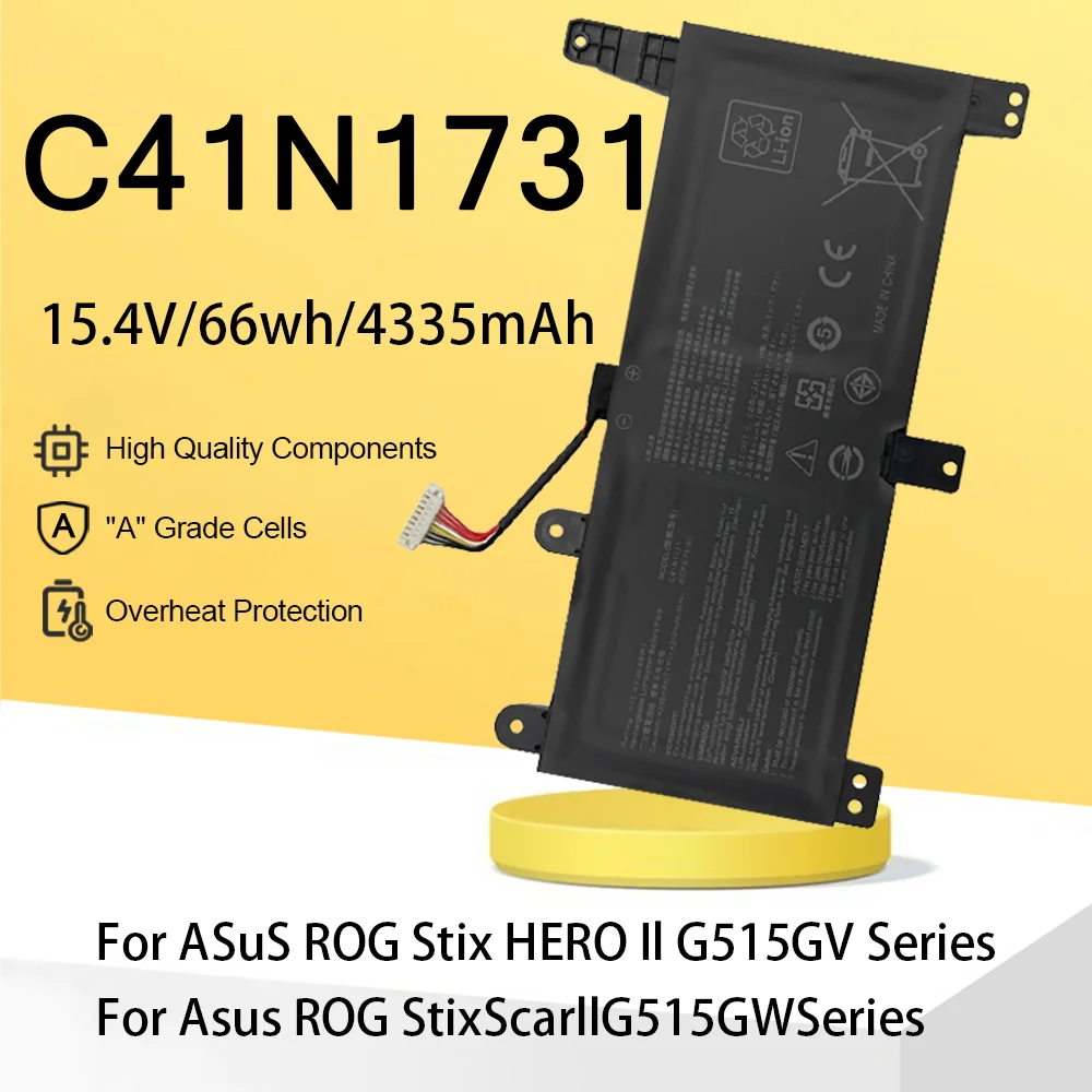 

C41N1731 For ASUS Laptop Battery ROG Strix Scar/HERO II G712 G732 G731 GL504GW GL504GS GL504GM GL704 GL704GW GL704GV