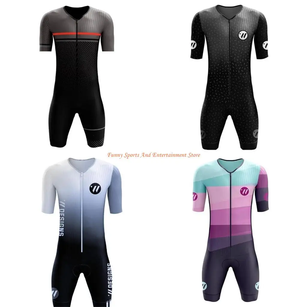 

Мужской велосипедный комбинезон C4DE, трикотажные изделия для шоссейного велоспорта Ironmen, триатлон, вентилируемая ткань для