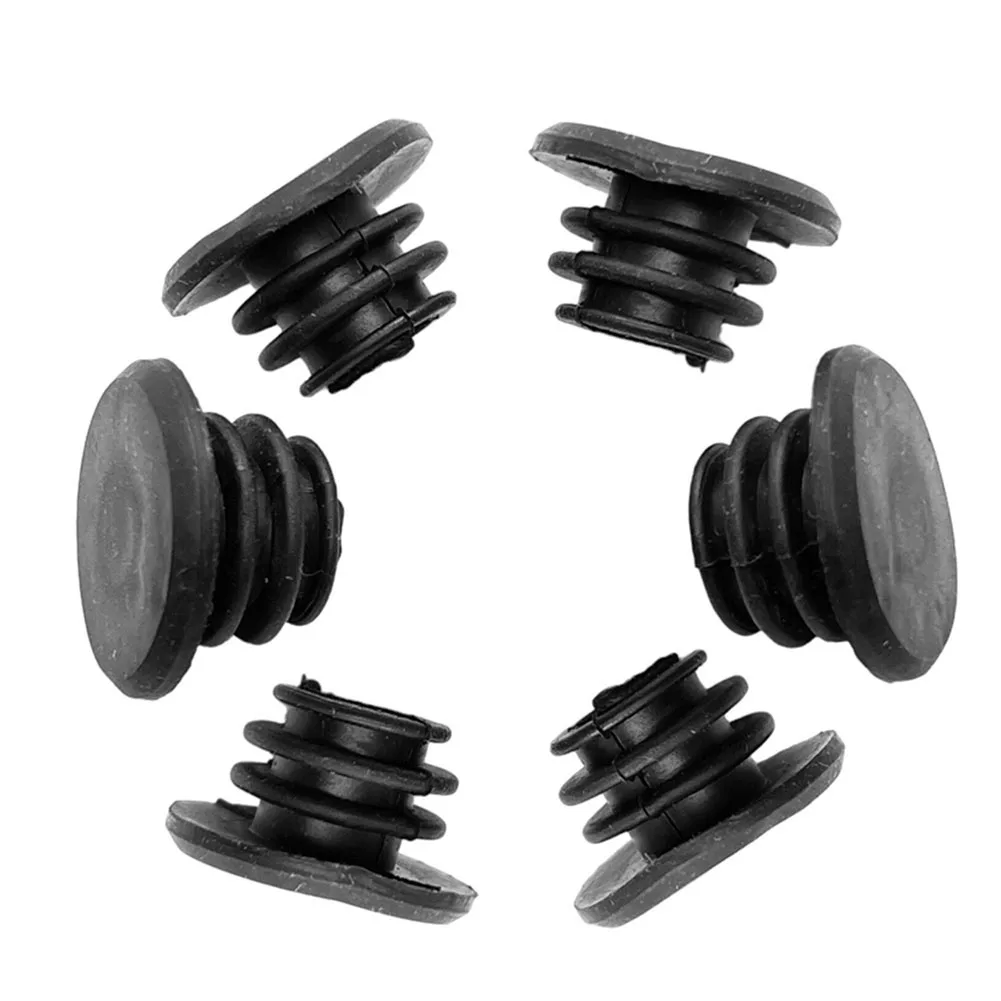 Boost Your Control and Comfort MTB Rubber Bike Handlebar End Plugs  6 Pack Suitable for Standard Bicycle Handlebars