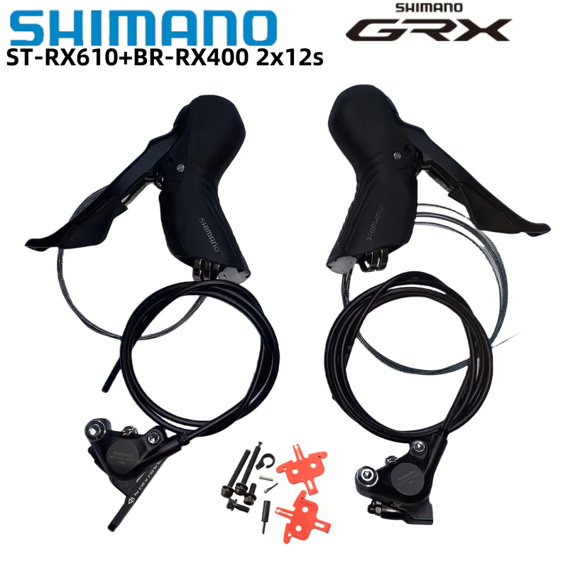 مجموعة Shimano GRX 2x12s RX820 مجموعة فرامل قرصية هيدروليكية لدراجة الحصى وصلت حديثًا
