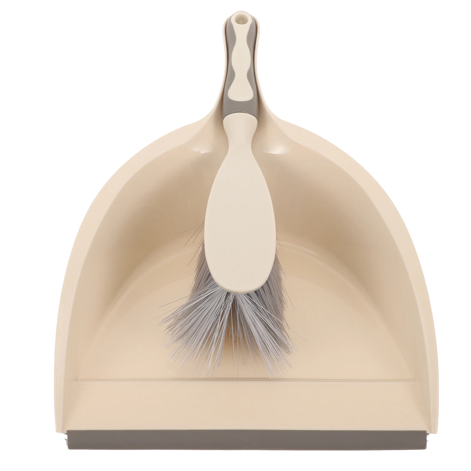 

Cleaning Brush Set Small Broom Mini Dustpan Household Supplies Desktop Accessory White Color Durable Material Compact Storage