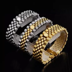 Watch Bracelet 13mm17mm 20mm 21mm Sports For Rolex DATEJUST DAY-DATE OYSTERPERTUAL DATE 904 Steel Strap Men and Women Watchbands
