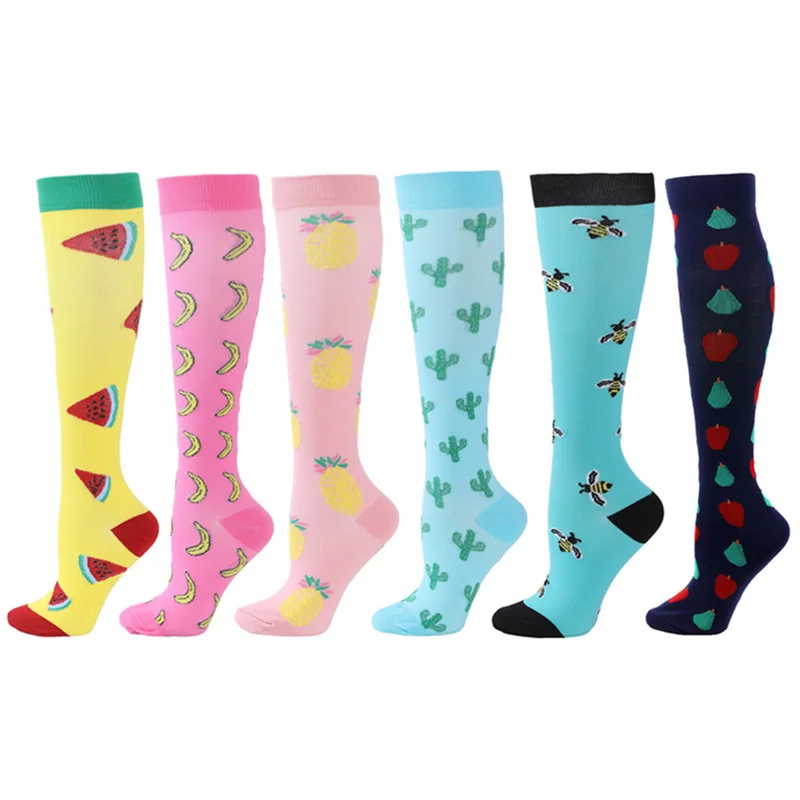 (6/7/8 Pairs) High Stretch Breathable Compression Stockings Professional Leggings Women's Stockings