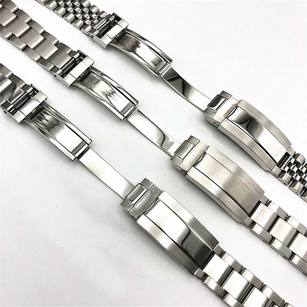 Stainless steel solid strap for Sxns80 Snxs79 Snxs79k Snxs77k Snxs73 series precision steel watch chain accessories