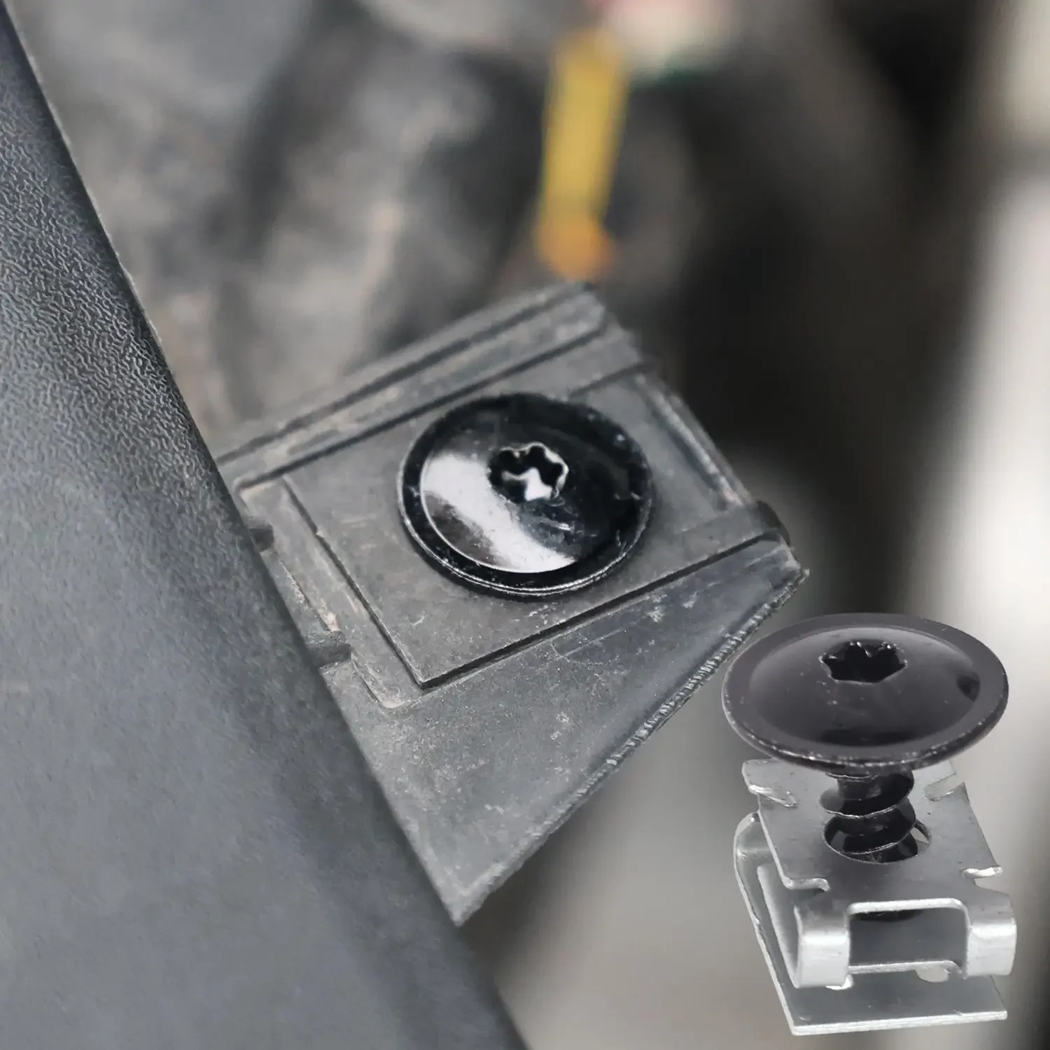 Automotive Kotflügel-Stoßstangen-Spritzschutz-Befestigungssatz U-Typ Mutter Torx-Schraube OE N90974701 N90959101 Ersatz für VW Audi Porsche – Detail 5