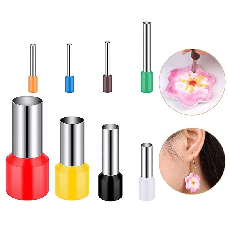 8 Sizes Polymer Clay Cutter Molds Hole Punches Tool 8Pcs/set DIY Polymer Clay Earrings Making Craft Handmade