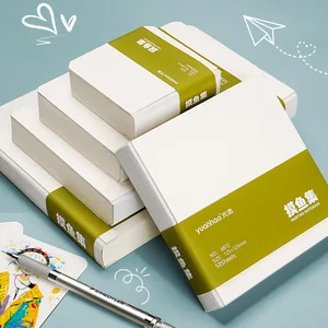 Buku Gambar Cat Air Mini Kertas Tebal GSM 230G Kertas Lukisan Penanda Buku Sketsa Saku, Perlengkapan Seni Hiburan Santai 10 buku sketsa cat air penjualan terbaik - №