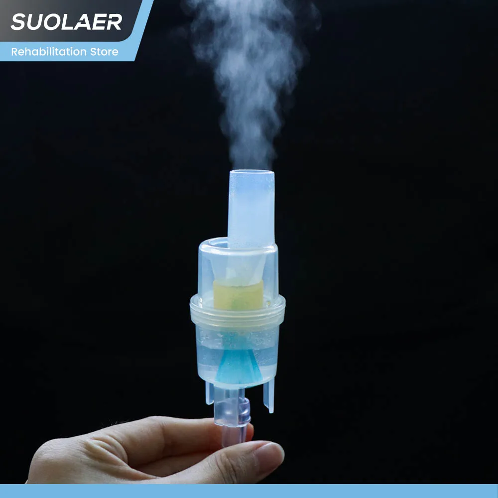 10/6ML Medical Atomized Cup Air Compressor Nebulizer Medicine Bottle Tank  Allergy Inhaler Atomized Cup Home Aerosol Medication