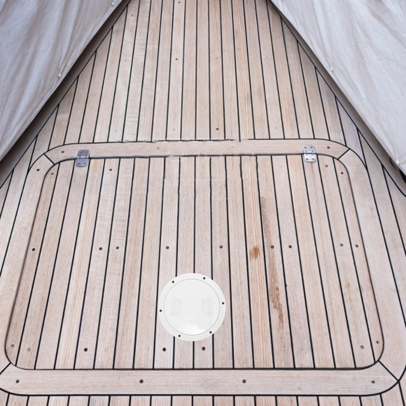 

Kayak Deck Hatch Cover Sturdy Pc Material Practical for Boats Yachts Rvs Waterproof Hatch Protector Kayak Deck Cover