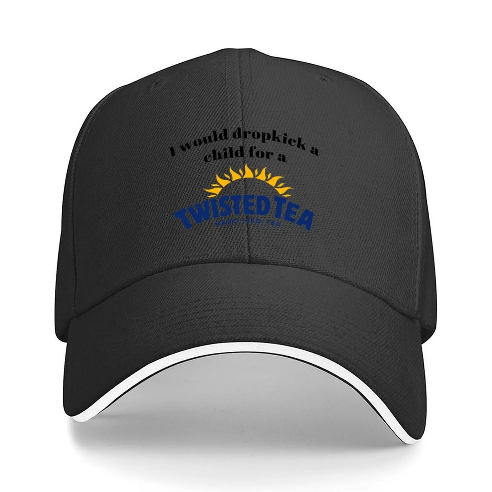 

I would dropkick a child for a Twisted Tea Baseball Cap Custom Cap sun caps Anime Hat Man For The Sun Caps Male Women's