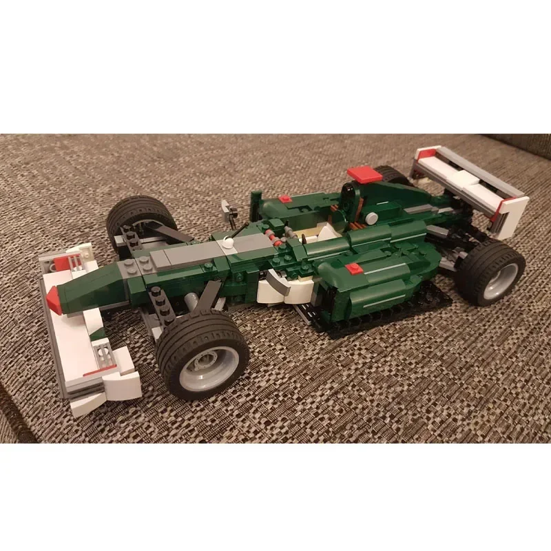 MOC-9538Classic F1 صيغة سيارة رياضية سيارة اللبنات Model564PartsMOC الإبداعية بنين أطفال عيد ميلاد اللبنات لعبة الهدايا