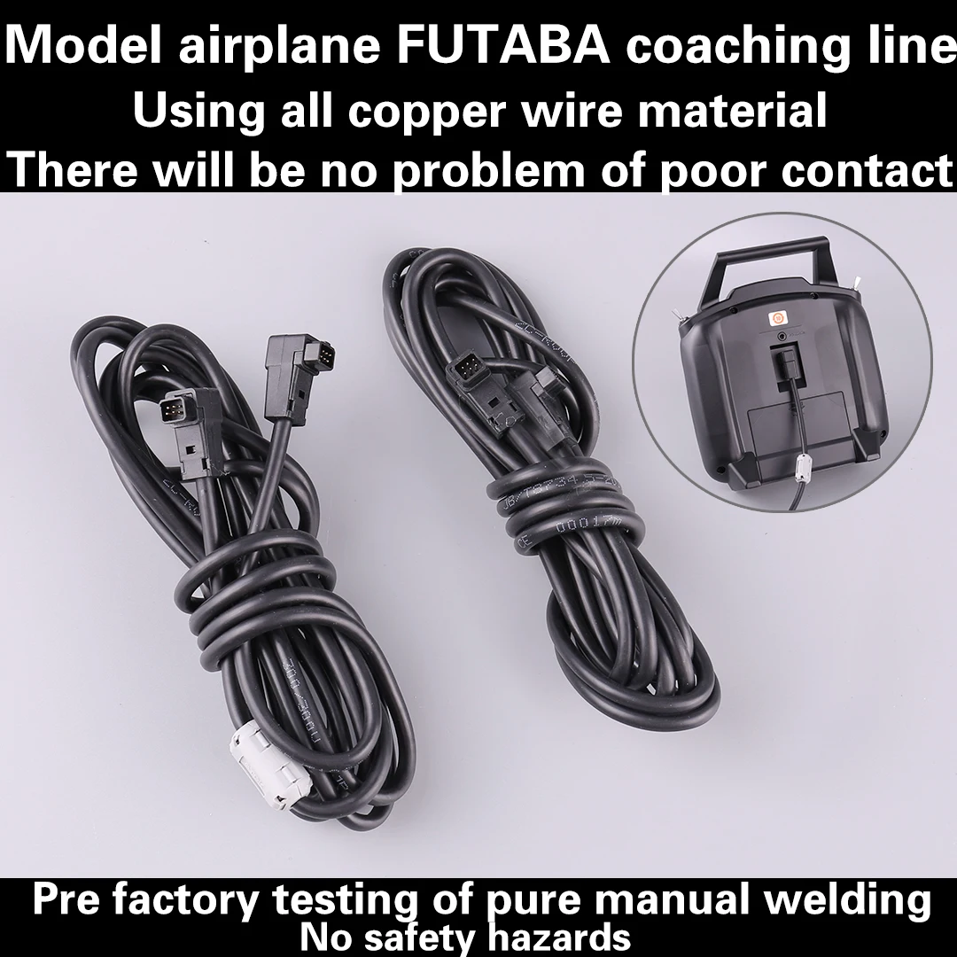 Cabo de Treinamento Mayatech para Futaba FUTM4415 - Micro para Micro T8FG/14SG/16sz/16IZ/18SZ Compatibilidade Total para Futaba