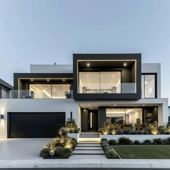 Australian Standard 3 Bedroom Design Modern Light Steel Gauge Frame Prefabricated Houses Luxury Villas Ready to Quick Install