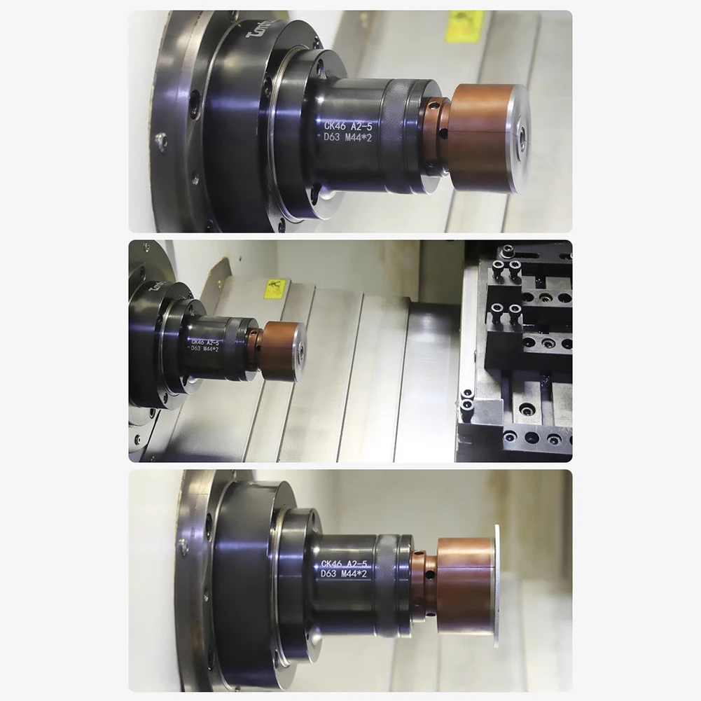 Internal Expansion Head Chuck for CNC Lathe Compatible with 46mm and 0640mm Machines Pull Sleeve Structure Clamping