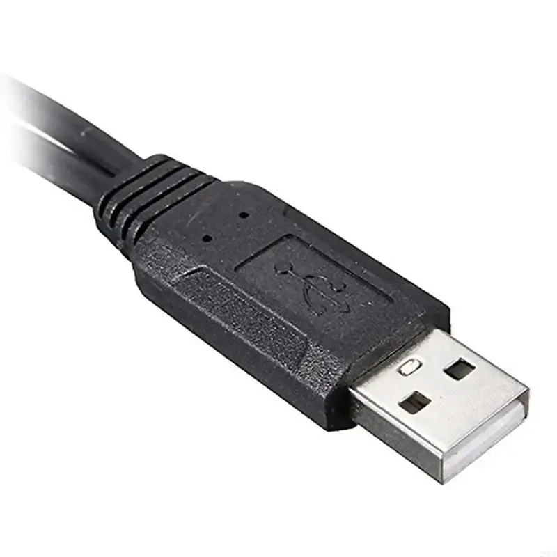 Cable Y 20CB, extensor puerto USB doble, concentrador, cargador datos, adaptador dividido energía para coche,