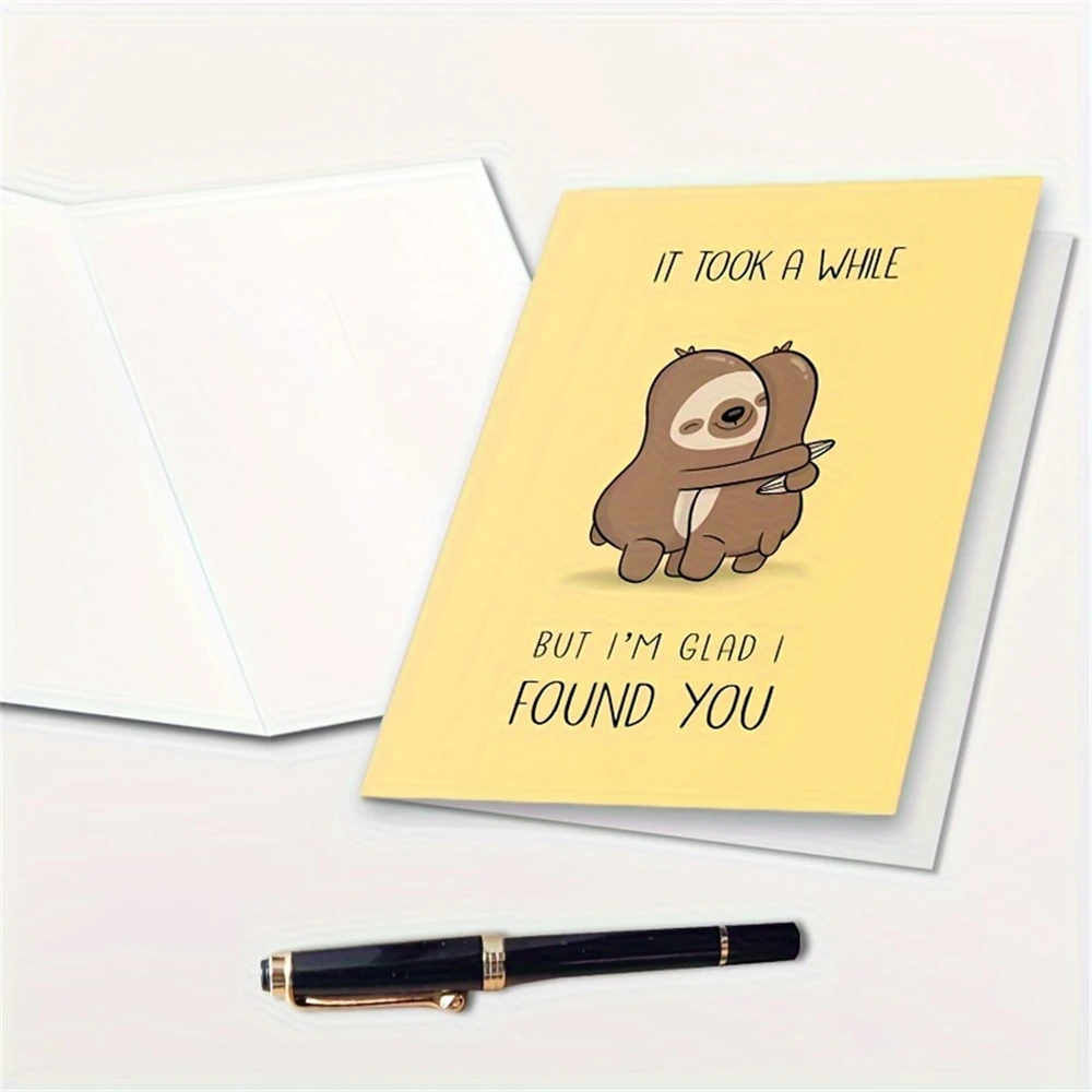1pc，Anniversary Birthday Card for Her Him Funny Birthday Card for Boyfriend Girlfriend Husband WifeHandmade Greeting Card (It to