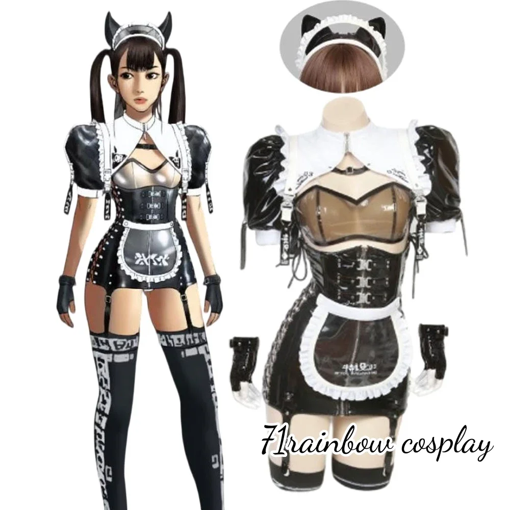 

Original Design Cosplay Dark Dynasty AI Maid Cosplay Costume Cat Girlfriend Intelligent Contract Uniforms Maid Dres Sexy Cosplay