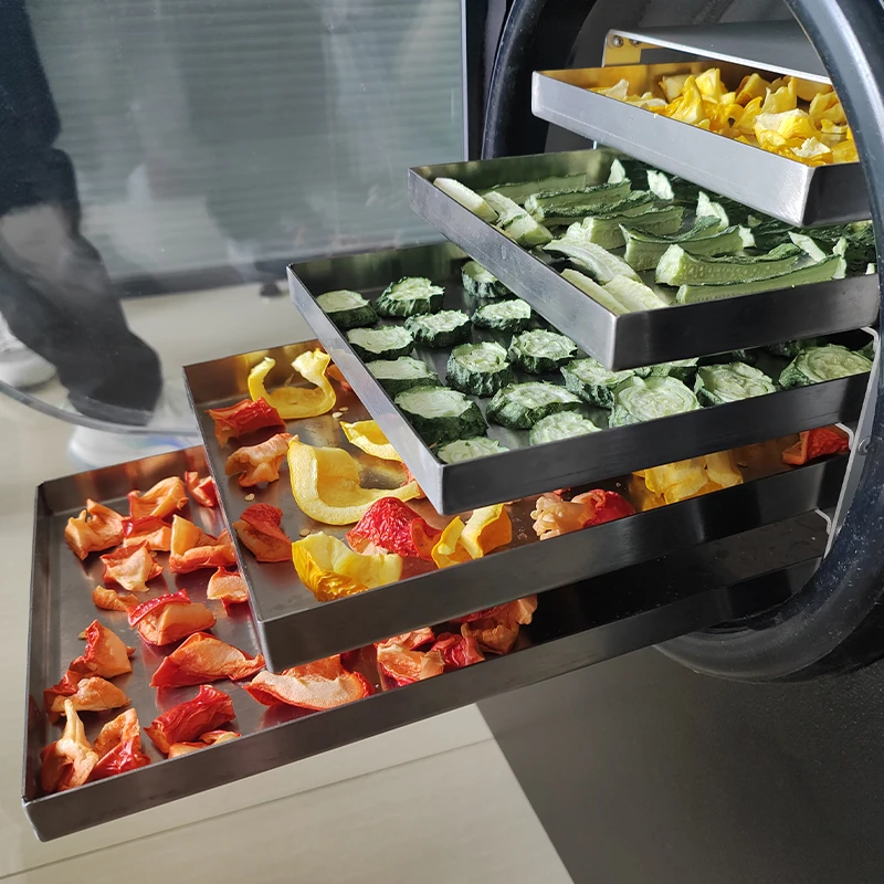 

Lanphan Wifi Control 5 Trays 0.5M2 Good Price Lyophilized Fruit Honey Powder Lyophilizer Vacuum Freeze Dryer Drying Hine