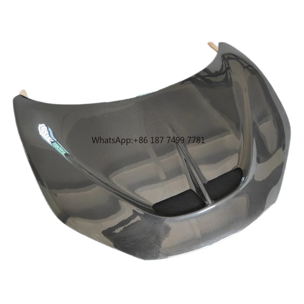 

Used for 11-16 . 458 Modified SP Style Genuine Carbon Fiber Engine Hood Body Kit