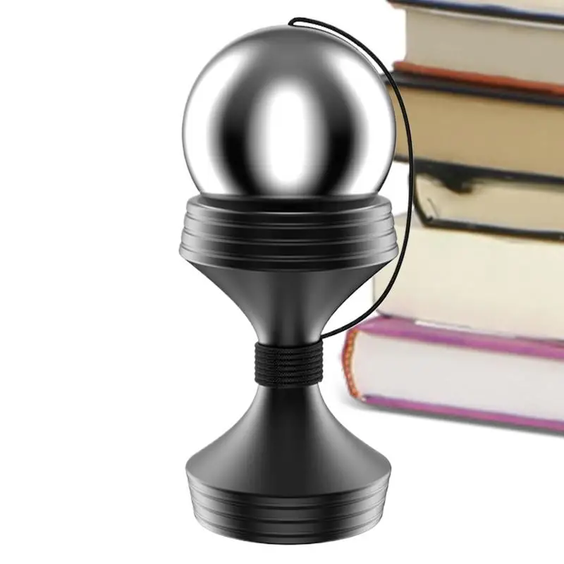 Stress Relief Toy Adults Metal Fingertip Ball Stress Toy Sensory Cool Gadgets Skill Hand-Eye Coordination Educational Games