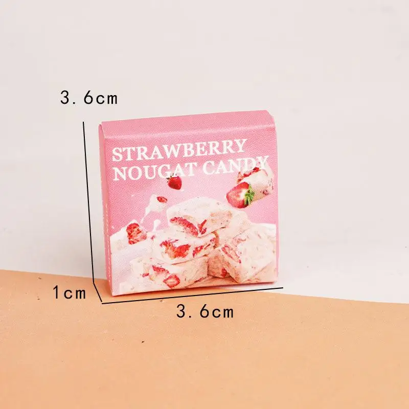 10 Stuks Willekeurige Poppenhuis Miniatuur Snack Box Model Mini Simulatie Supermarkt Scène Decor Poppenhuis Fantasiespel Speelgoed Accessoires