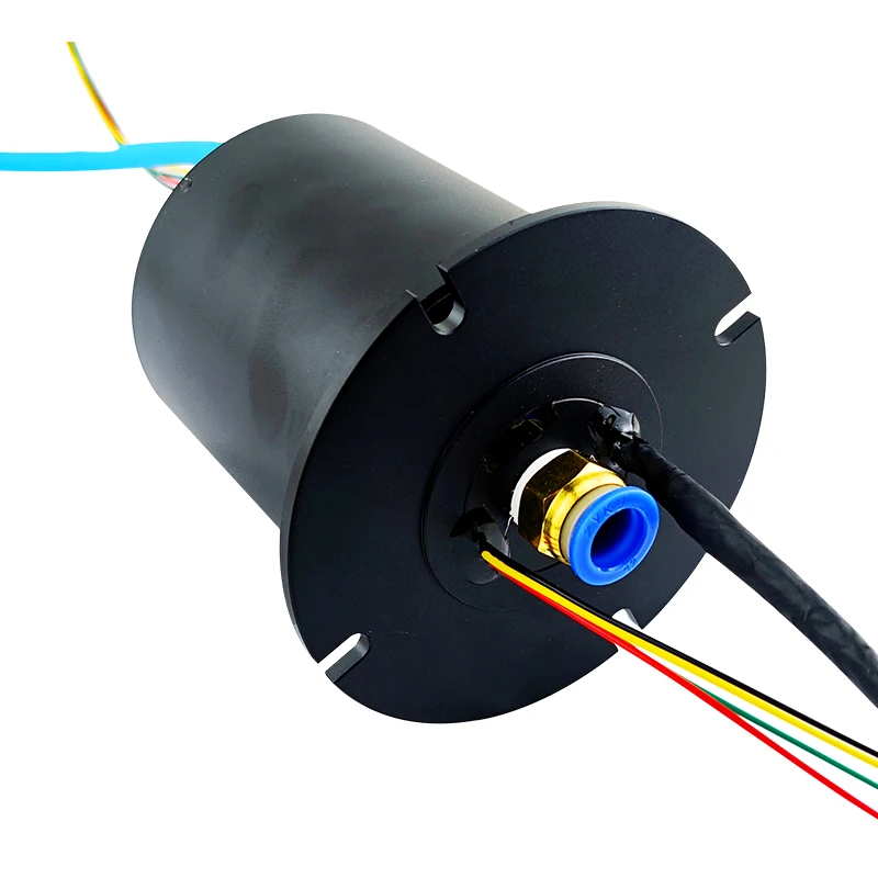 Guren Electrical Slip Ring 12mm Inner Diameter Single-channel Shielded Gigabit Network 13-way 380VAC/VDC CE ROHS Certified Hole
