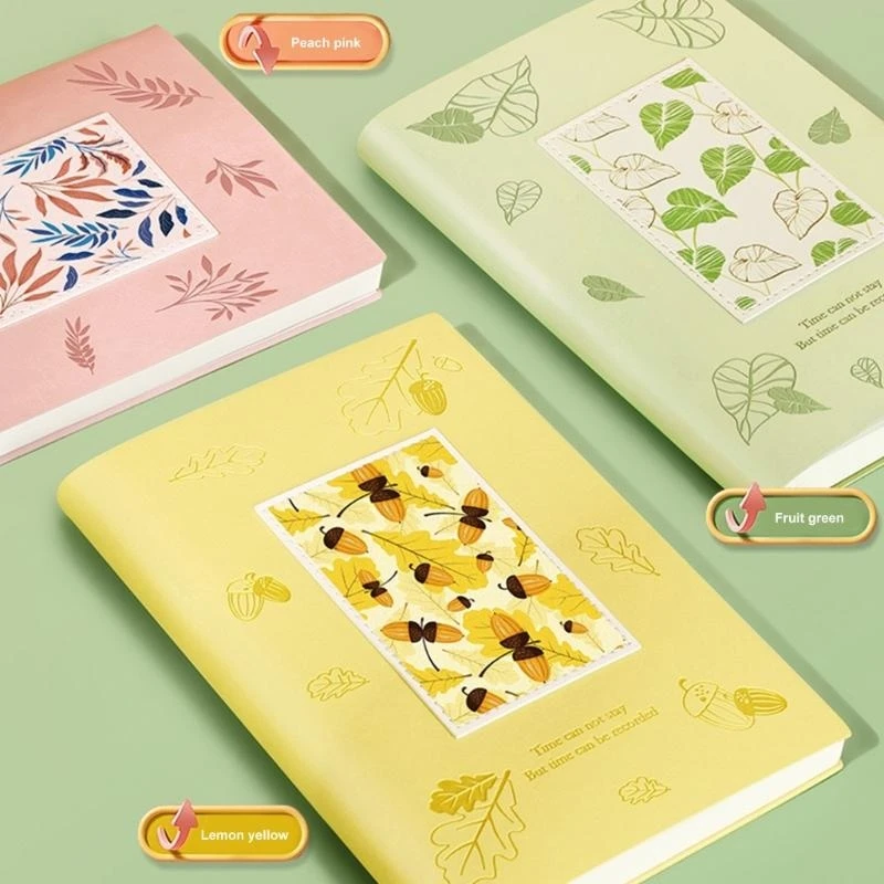 دفتر جلود غلاف فوتوغرافي 256 صفحات الكلية حكمت مجلة دفتر الغلاف. H05A