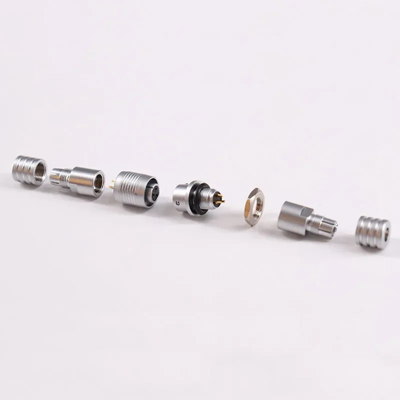XS6 Mini Plug Socket 2Pin 3Pin 4Pin 5Pin 6mm Flange Quick Plug Connector Push-Pull Docking Connectors Angle