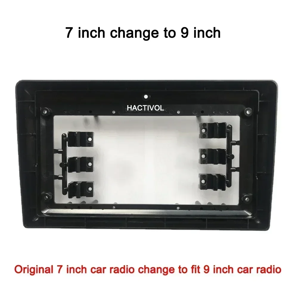 9 10 polegadas a 7, 9 a 10 polegadas quadro de rádio de carro quadro de interruptor de rádio de carro adequado para todos os modelos de automóveis quadro de conversão de fáscia de rádio de carro