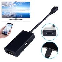 5-pin micro-USB male Micro USB To HDMI-compatible HD Cable Converter Adapter for PC laptop TV TV-Box and VGA output devices