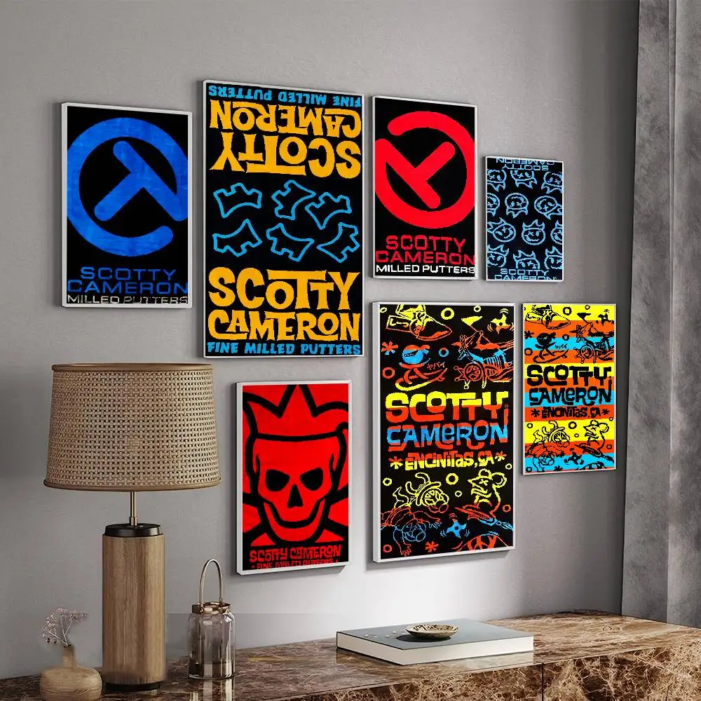 S-Scotty C-Cameron Self-adhesive Art Poster Whitepaper Prints Posters Artwork Home Decor