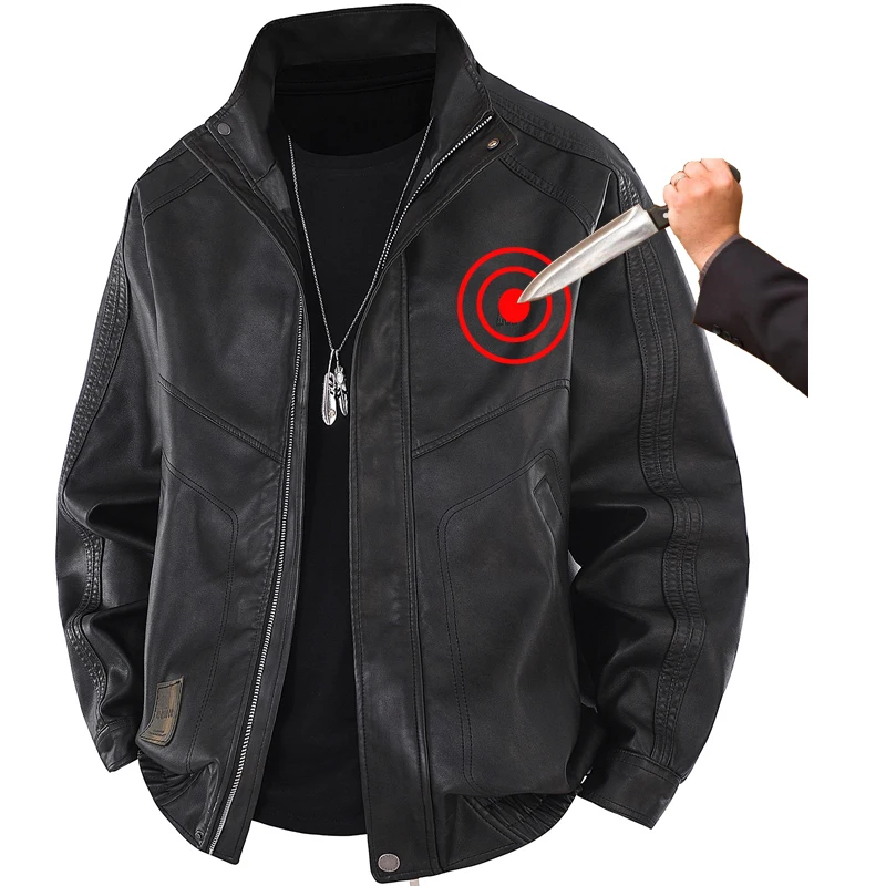 

Anti Knife PU jacket Slash Proof Safety Bodyguard Clothes Self Defense Jacket Security Officer Anti Cut Work Suits Body Protect