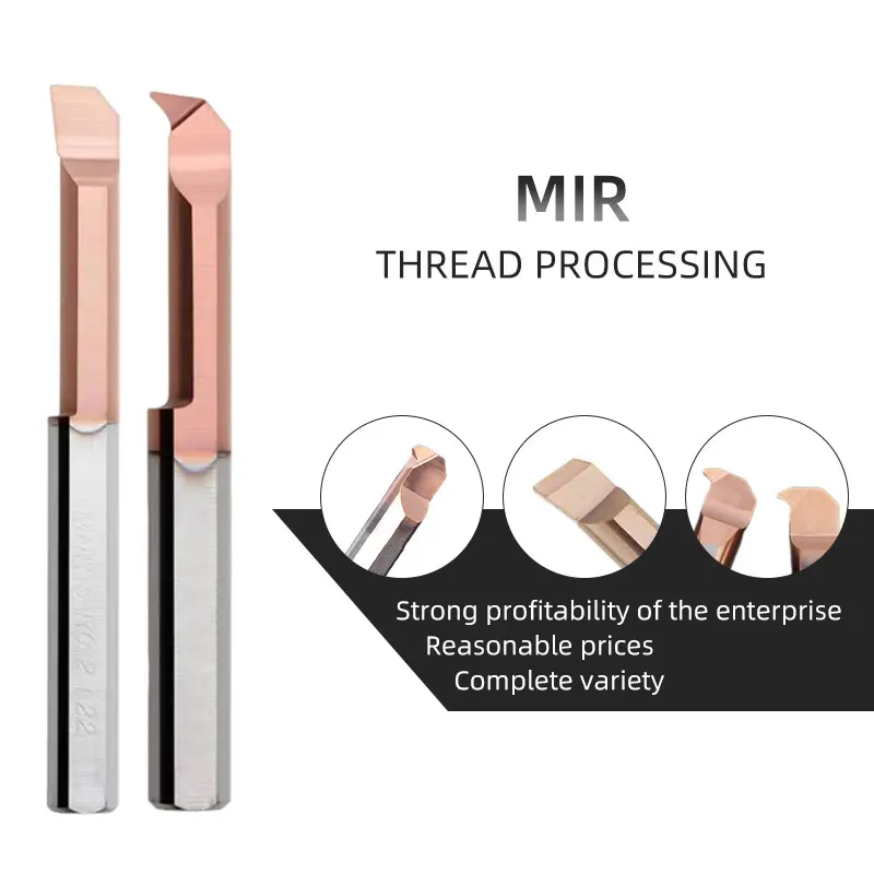 

1pcs MIR Small Diameter Boring Tool Integral Carbide Internal Boring Tools Thread Processing CNC Hole Tool