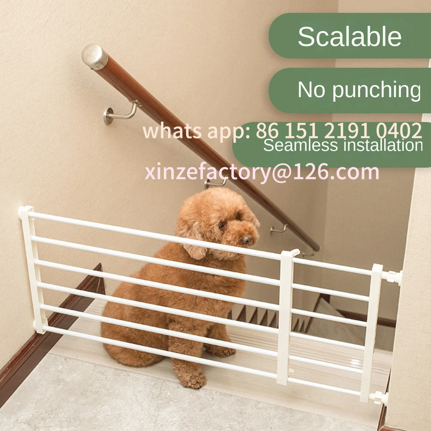 

Customizable Medium & Small Dogs Prevents Dogs From Breaking Pet Barrier Gate Cat & Dog Fence Indoor Fence