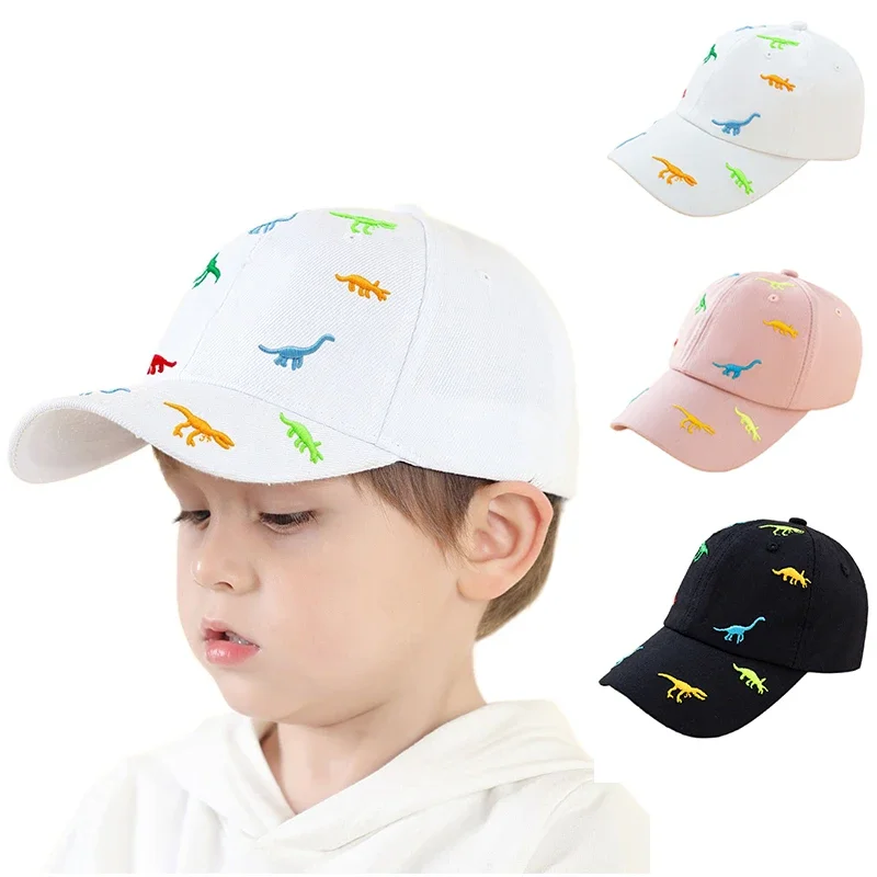 Solid Letter Kids Baseball Cap Embroidery Children Girls Boys Sun Hat Spring Summer Outdoor Adjustable Visor Kids Hats