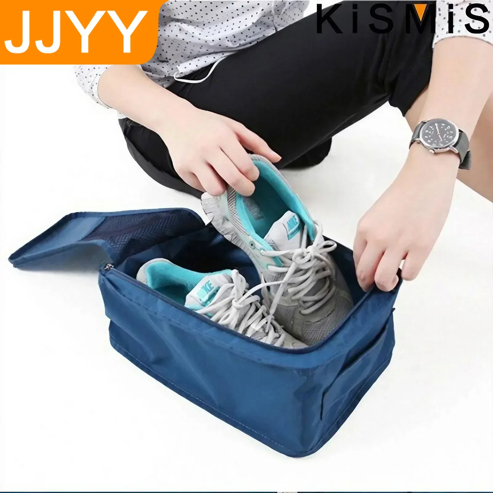 Portable Travel Shoe Organizer Storage Bag Multifunction Zip Lock Pouch Home Sorting Bag Travel Accessories