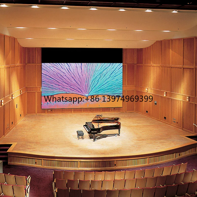 11m Large Motorized Projection Screen 36ft Custom Size 4K 8K HD High-Torque Motor DDP Shipping
