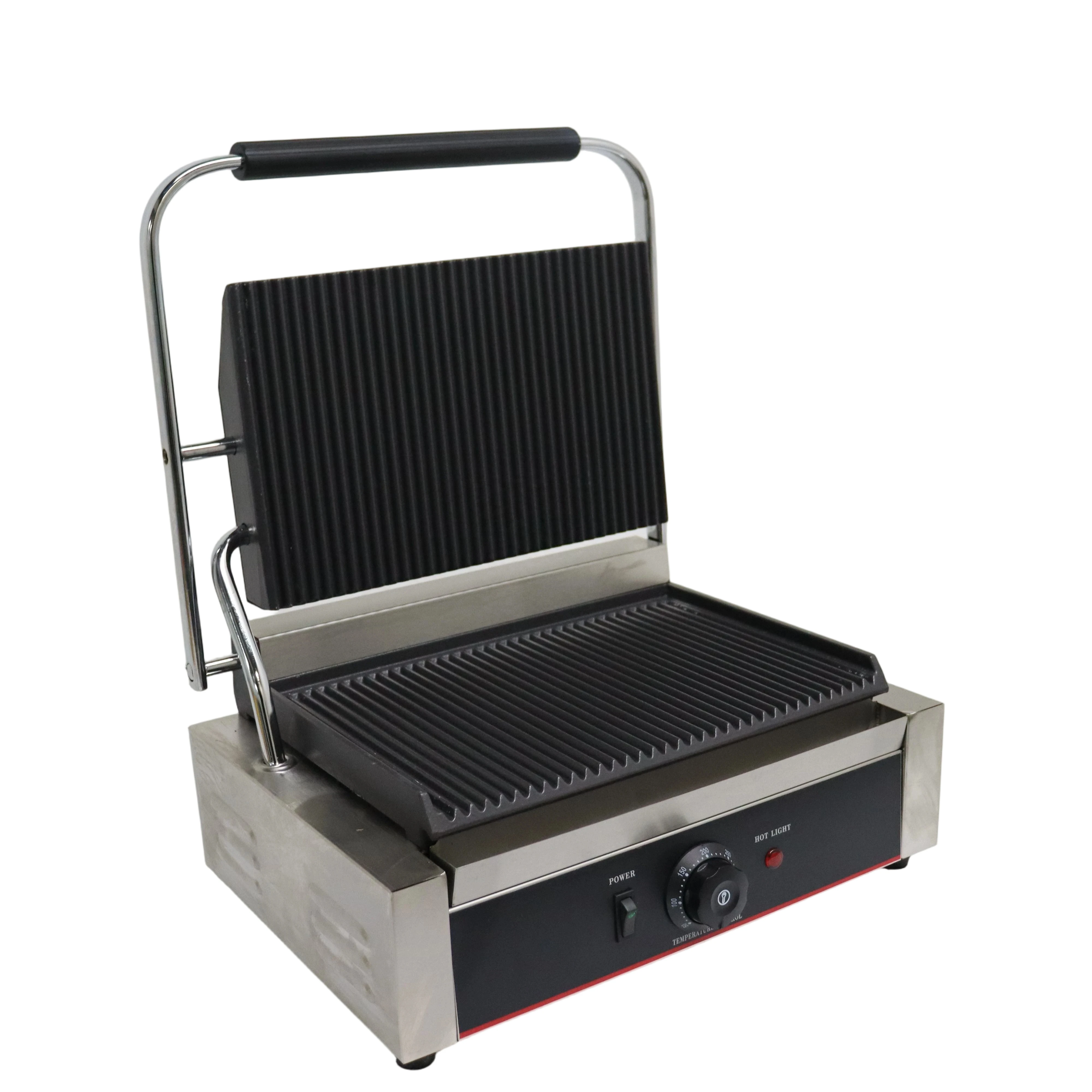 

Электрический гриль-пресс 220В для панини и сэндвичей, коммерческий, для использования в отелях и ресторанах