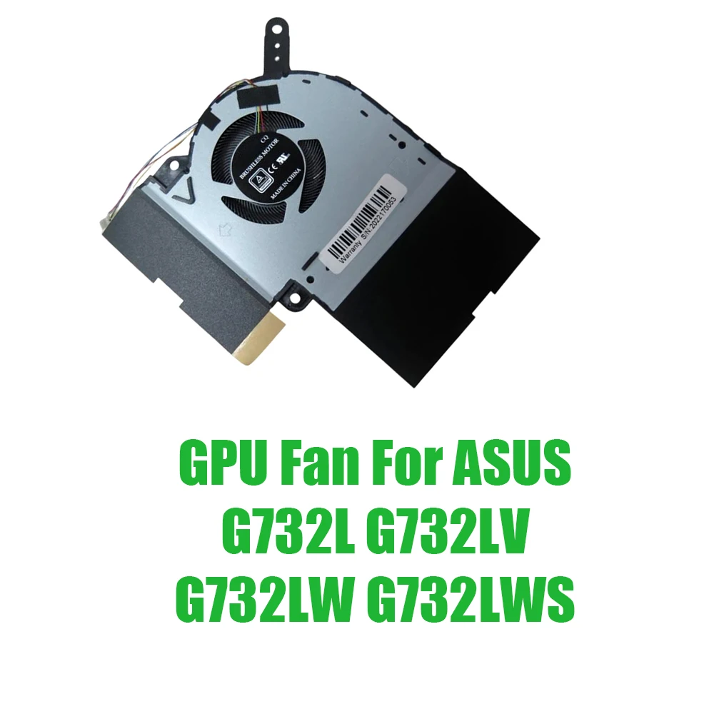 For ASUS G732L G732LV G732LW G732LWS DC12V 1A Replacement Laptop GPU Fan
