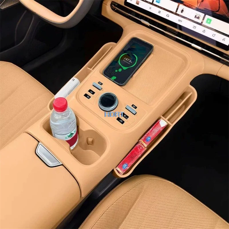 For Geely Galaxy Starship 7 EX7 Starray EM-i/BelGee X80 e.MAS 7 PHEV P145 2025 + Car Center Console Gear Shift Storage Box Cover
