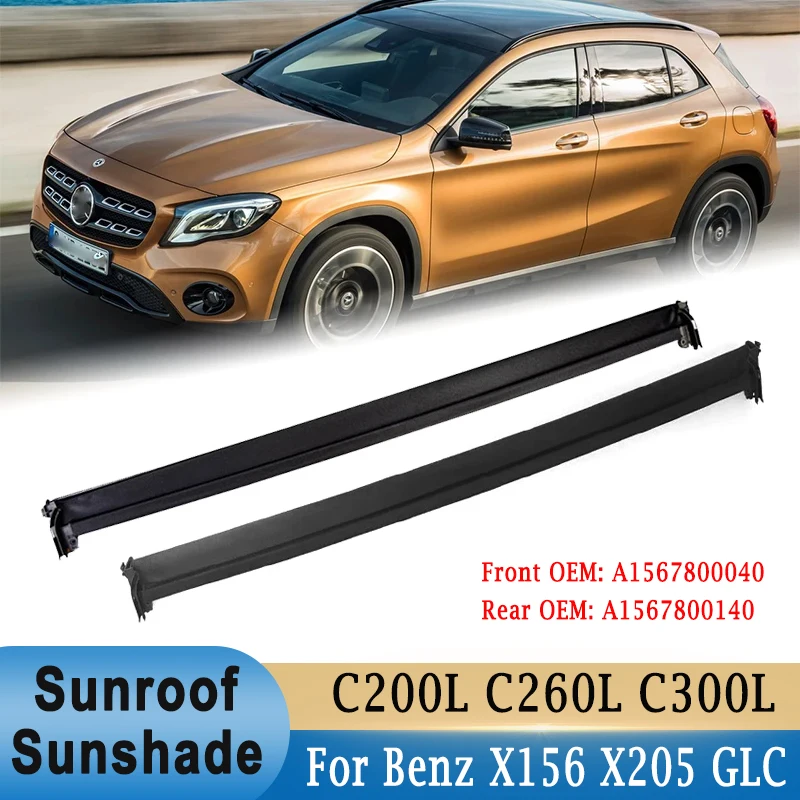 Sunroof Sunshade Curtain Visor Roller A1567800040 A2537800140 for Mercedes-Benz AMG C63 C Class W205 GLC X205 X253 GLA X156