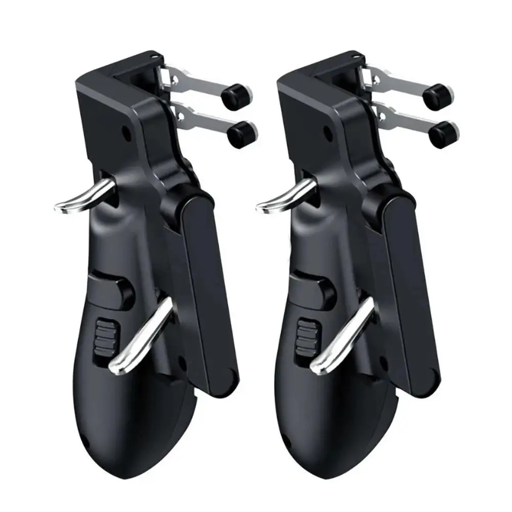 Six Finger Game Joystick Trigger Handle, L1R1 Shooter, Botão de Apontar, Controlador Gamepad, iPad, Tablet, Acessórios para jogos PUBG